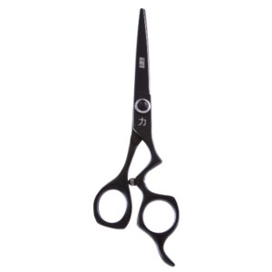 Bello Black Titanium Drop Finger Beauty Scissor