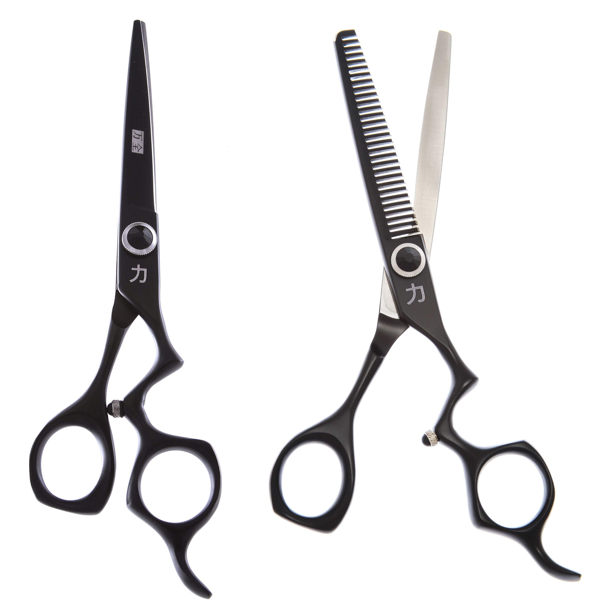 Bello Black Drop Finger 2 Pc Shear Set