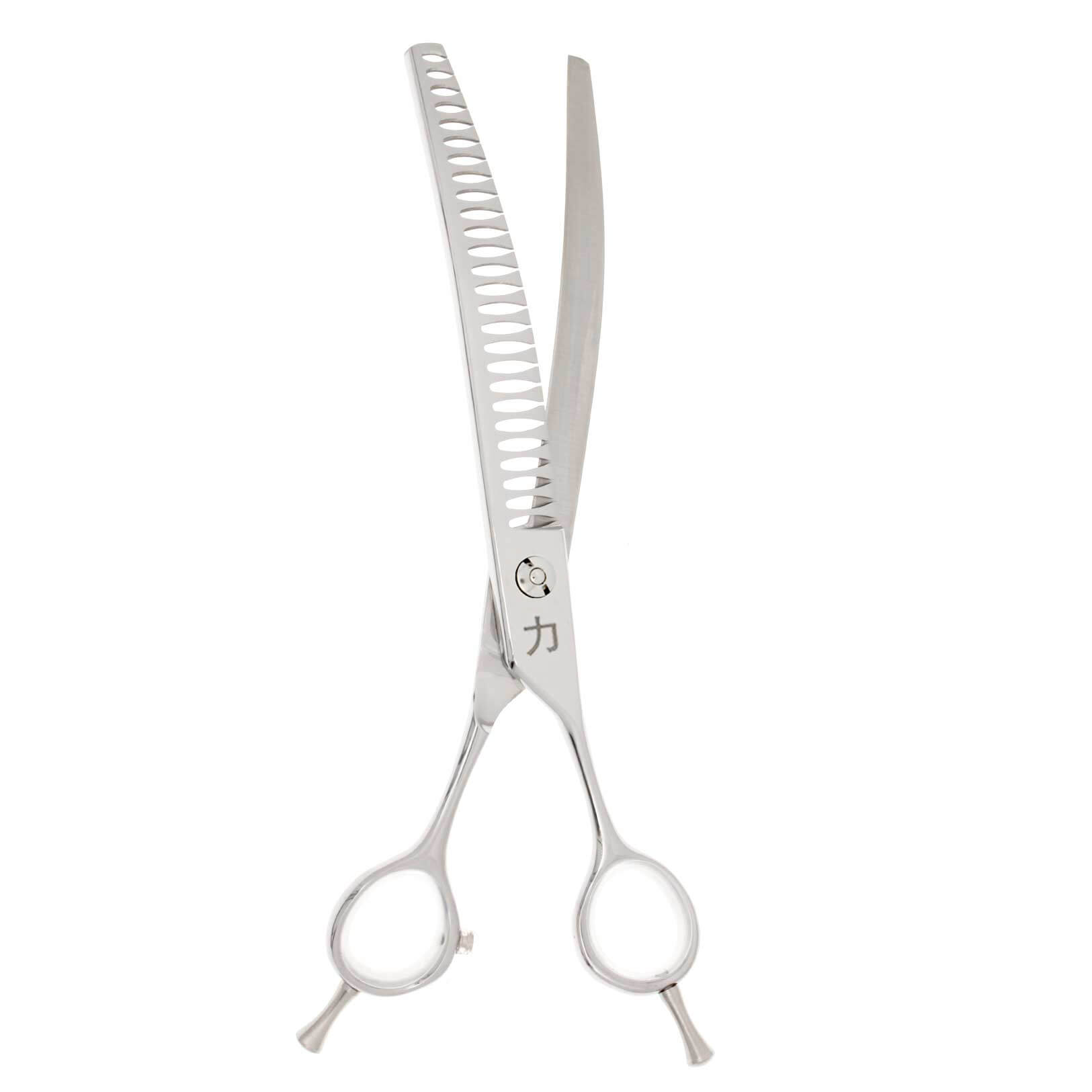 Big Dog Flipper 7.5" 26 Tooth Curved Chunker Pet Grooming Shear