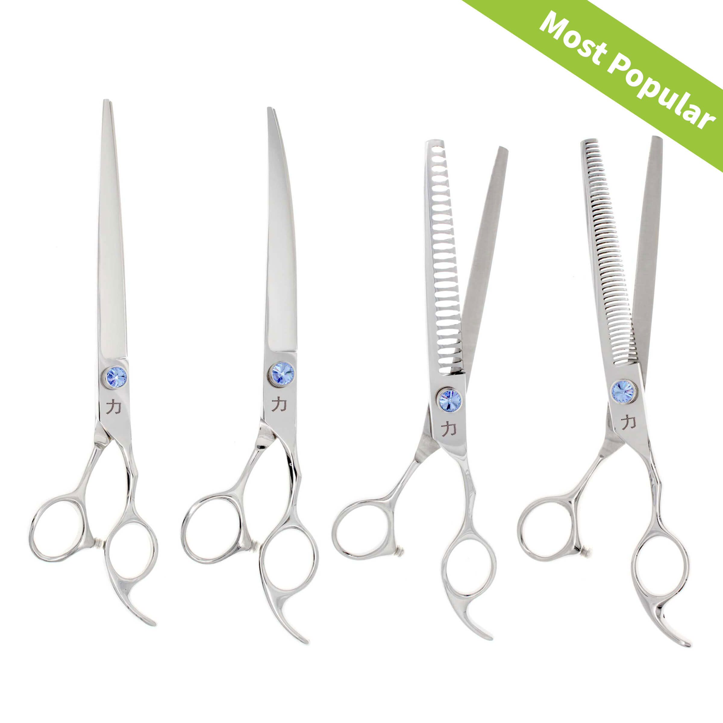 Big Dog 4 Pc Silver Professional Grooming Shear Kit