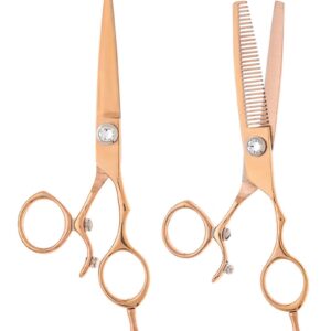 Bello 21 Rose Gold Swivel Scissor Set