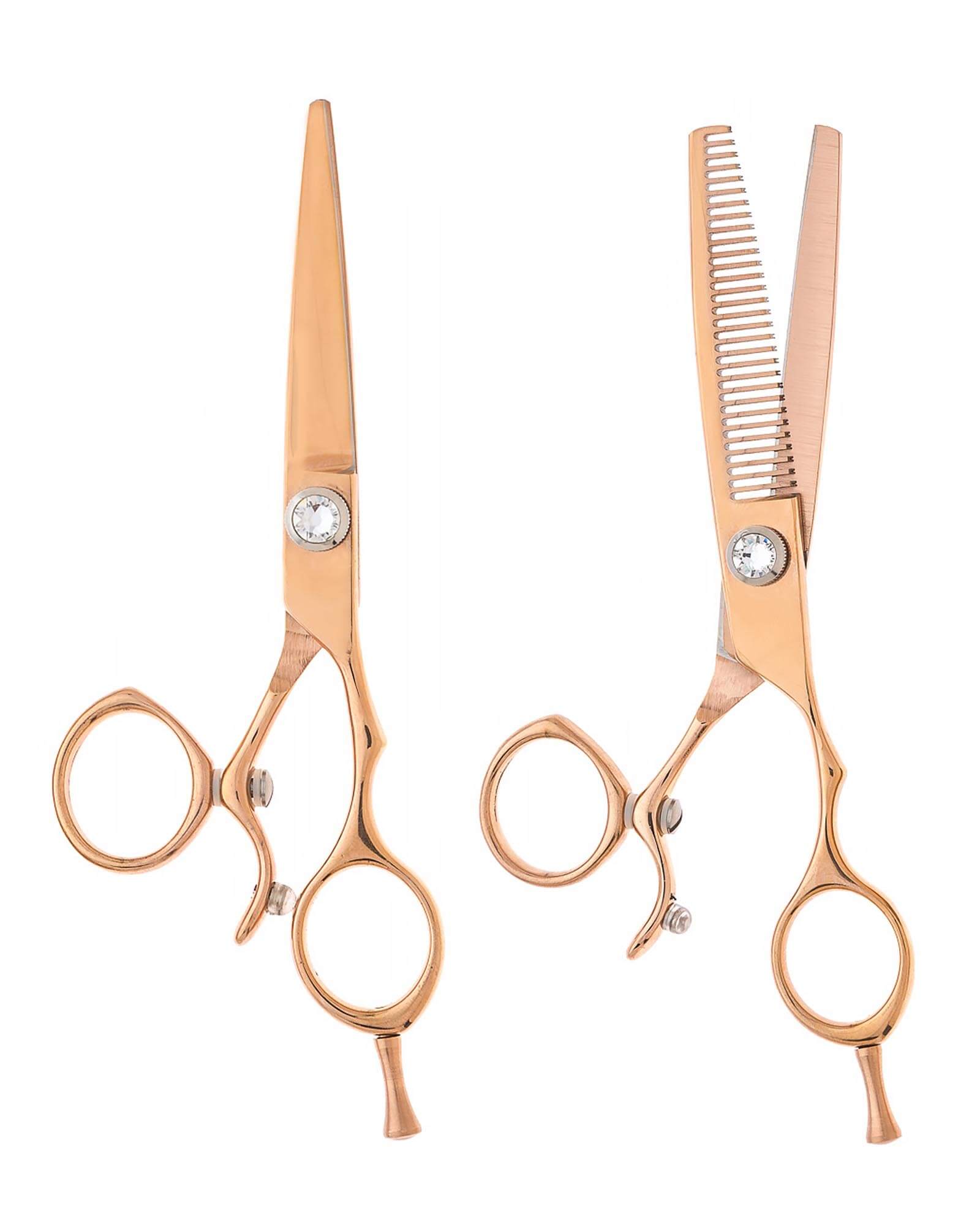 Bello 21 Rose Gold Swivel Scissor Set