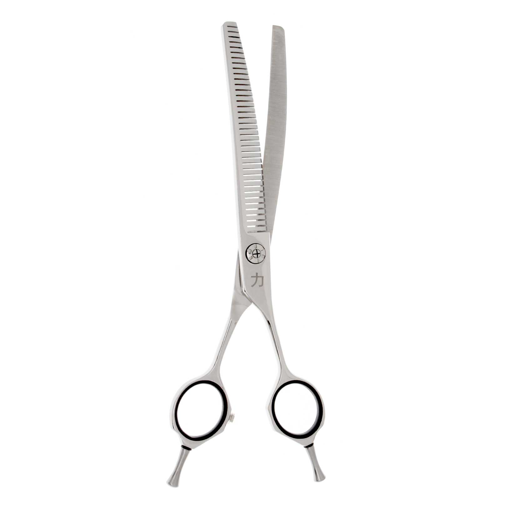 Big Dog  Flipper 7" 40 Tooth Curved Piano Tooth Blender Thinner Pet Grooming Shear